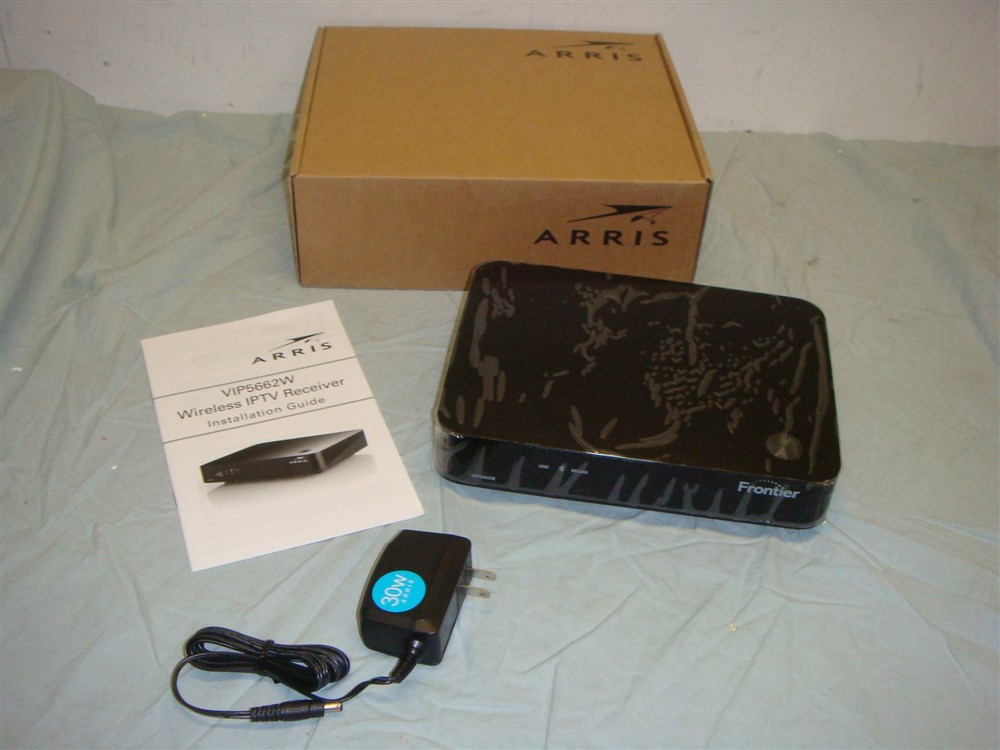 ARRIS FRONTIER VIP5602W 4K IPTV SET TOP BOX RECEIVER 1TB CAPABLE DVR W  WIFI-NEW